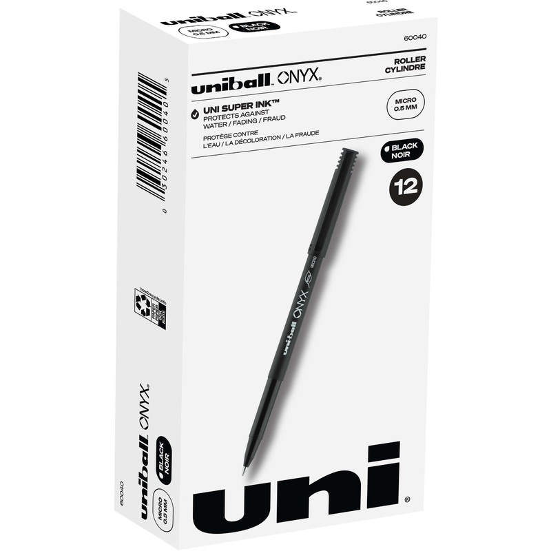 uniball Onyx Rollerball Pens – UBC60040