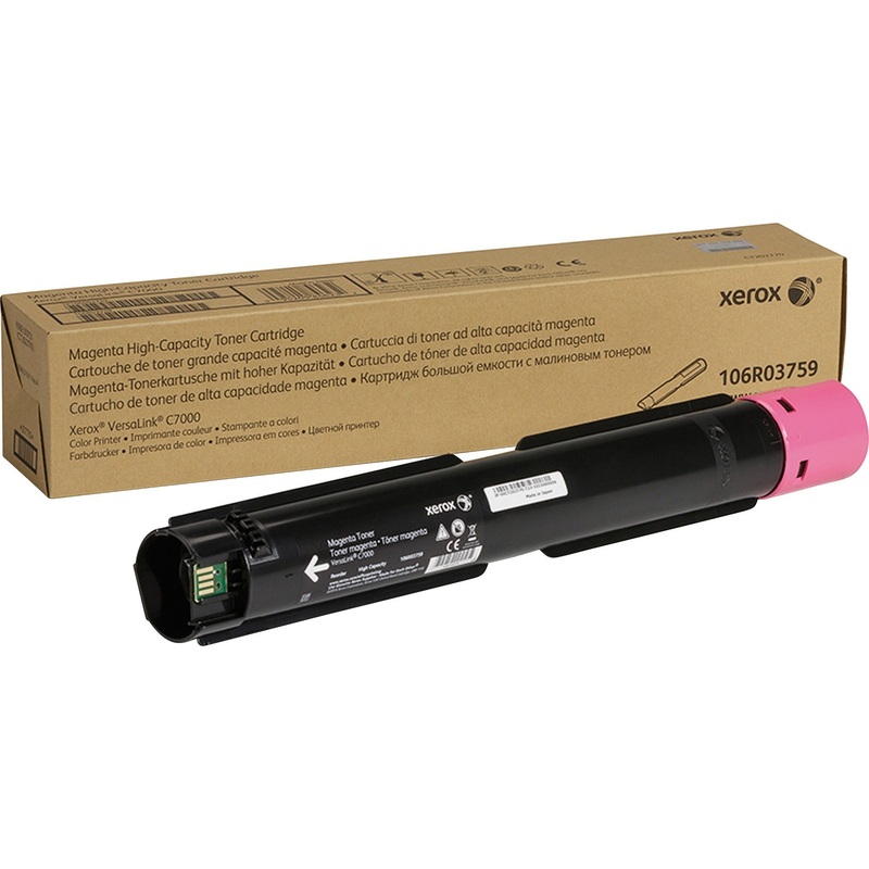 Xerox Original High Yield Laser Toner Cartridge – Magenta – 1 Each – XER106R03759