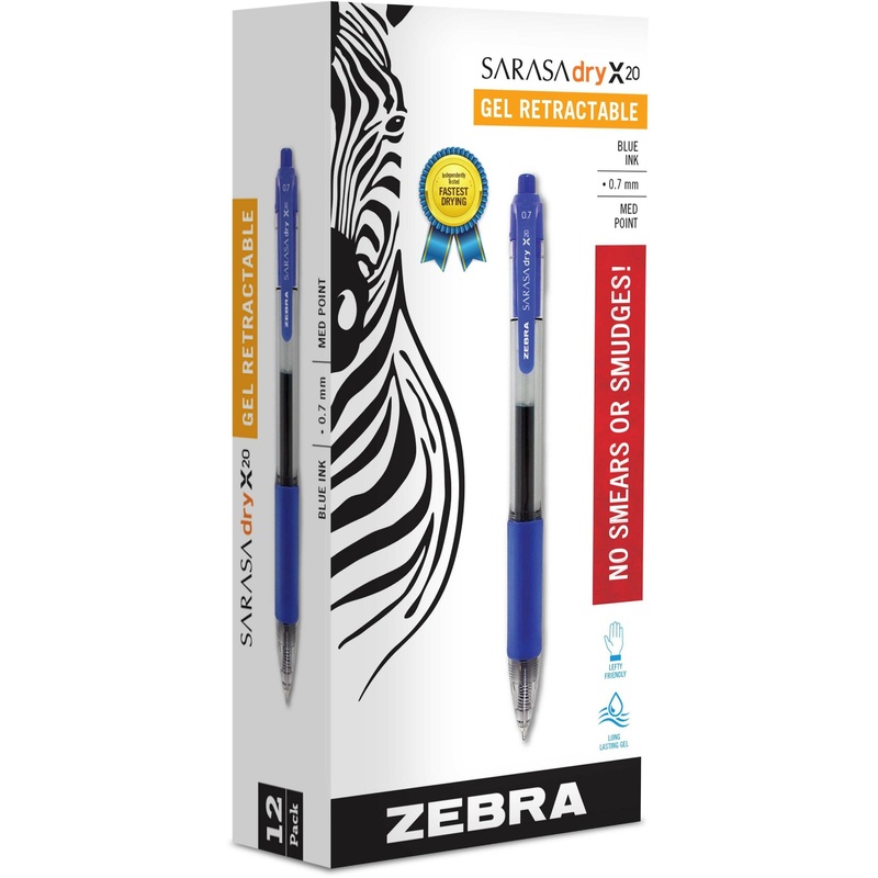 Zebra SARASA dry X20 Retractable Gel Pen – ZEB46820