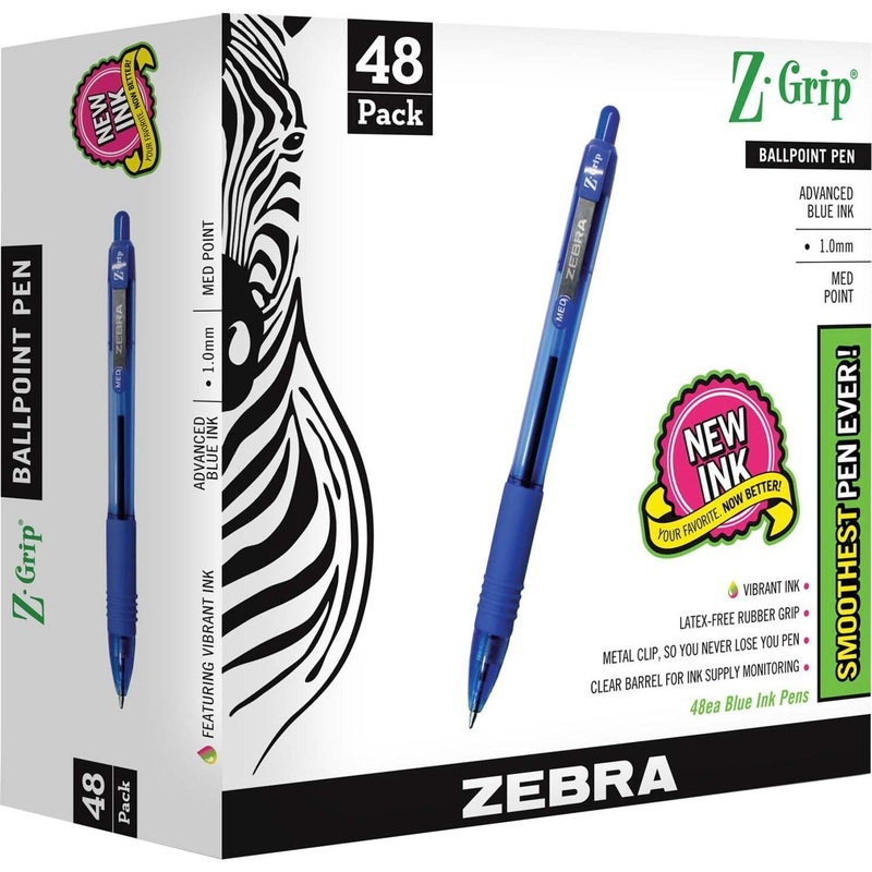 Zebra Z-Grip Retractable Ballpoint Pens – ZEB22248