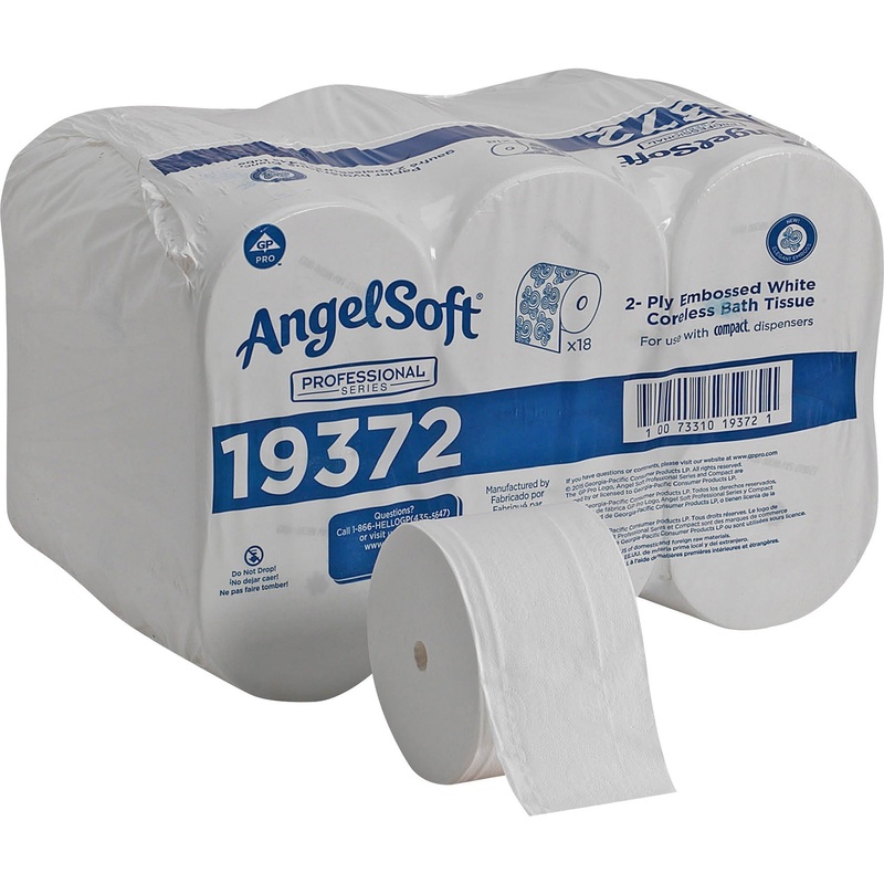 Angel Soft Professional Series Premium Embossed Coreless Toilet Paper – GPC19372
