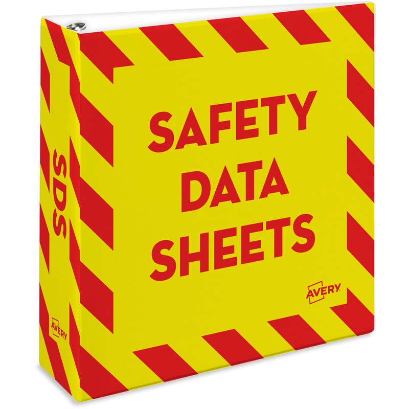 Avery 3 Heavy-Duty Industrial SDS Binder – One-Touch Rings – AVE18952