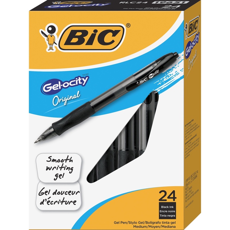 BIC Gel Retractable Pens – BICRLC241BK