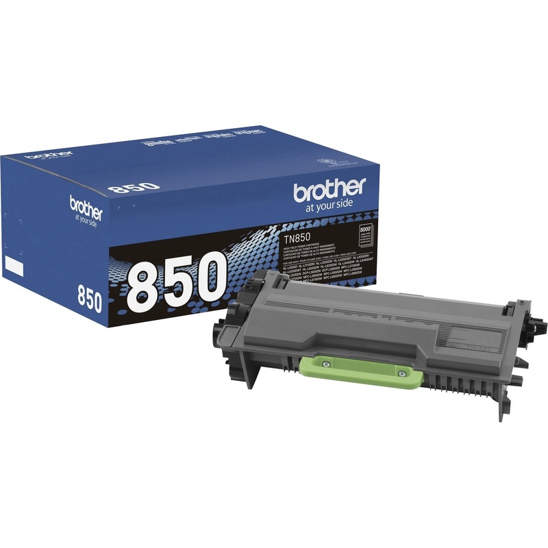 Brother Genuine TN850 High Yield Mono Laser Black Toner Cartridge – BRTTN850