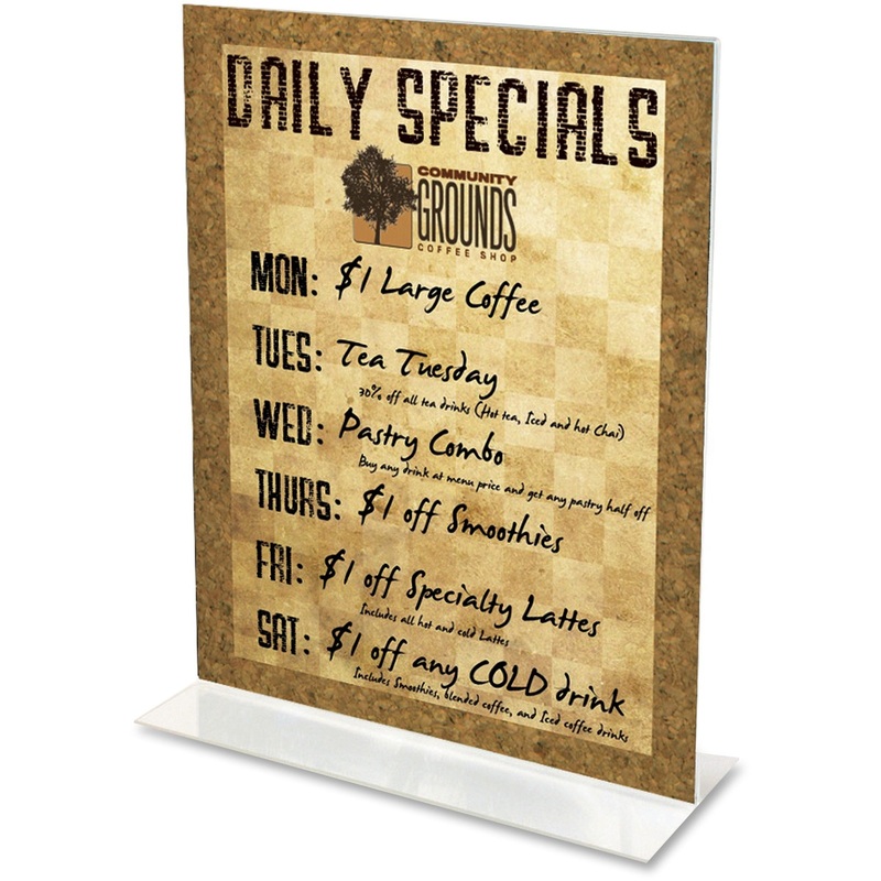 Deflecto Classic Image Double-Sided Sign Holder – DEF69201
