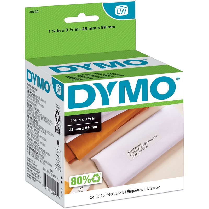 Dymo High-Capacity Address Labels – DYM30320