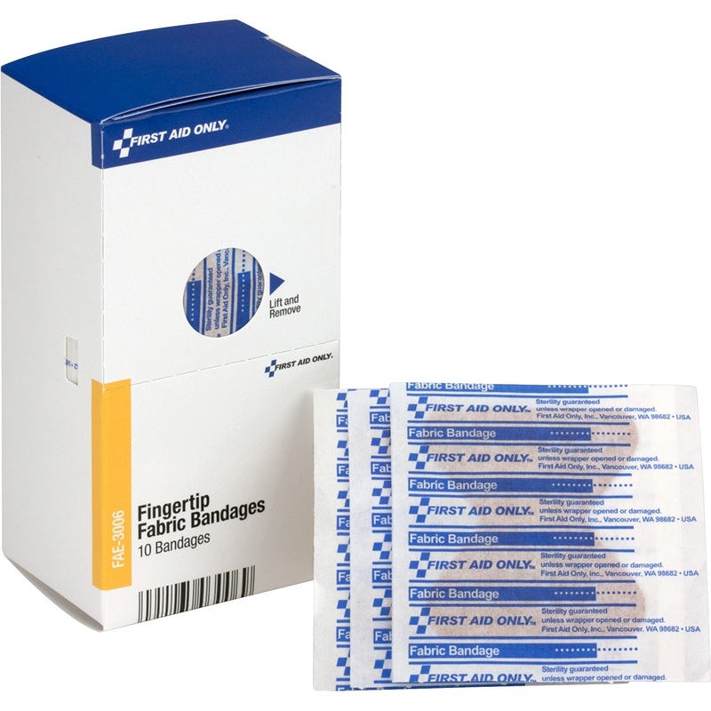 First Aid Only Fingertip Fabric Bandages – FAOFAE3006