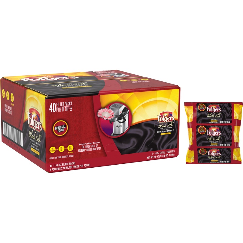 Folgers Ground Black Silk Coffee – FOL00016