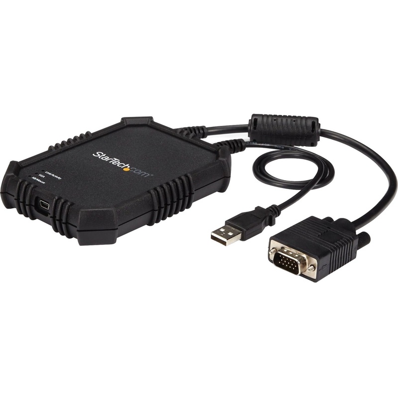 StarTech.com Laptop to Server KVM Console – Rugged USB Crash Cart Adapter with File Transfer and Video Capture – STCNOTECONS02X