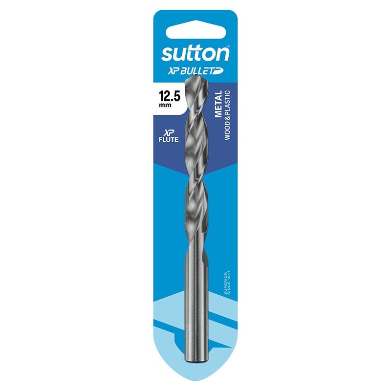 SUTTON 12.5M X 151MM HSS BRIGHT XTREME PRECISION – XP BULLET JOBBER DRILL BIT D220H1250