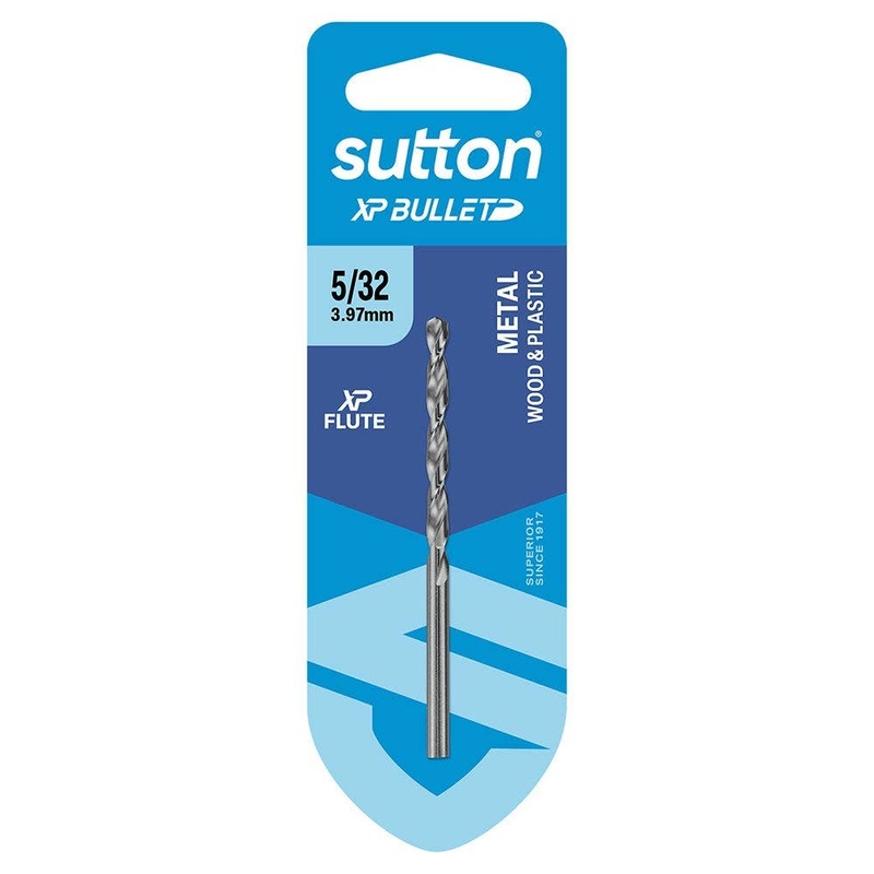 SUTTON 5/32 X 75MM HSS BRIGHT XTREME PRECISION – XP BULLET JOBBER DRILL BIT D220H0397