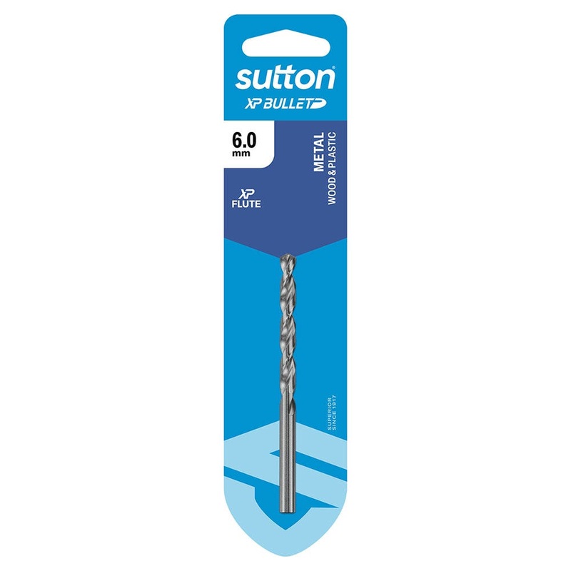 SUTTON 6MM X 93MM HSS BRIGHT XTREME PRECISION – XP BULLET JOBBER DRILL BIT D220H0600