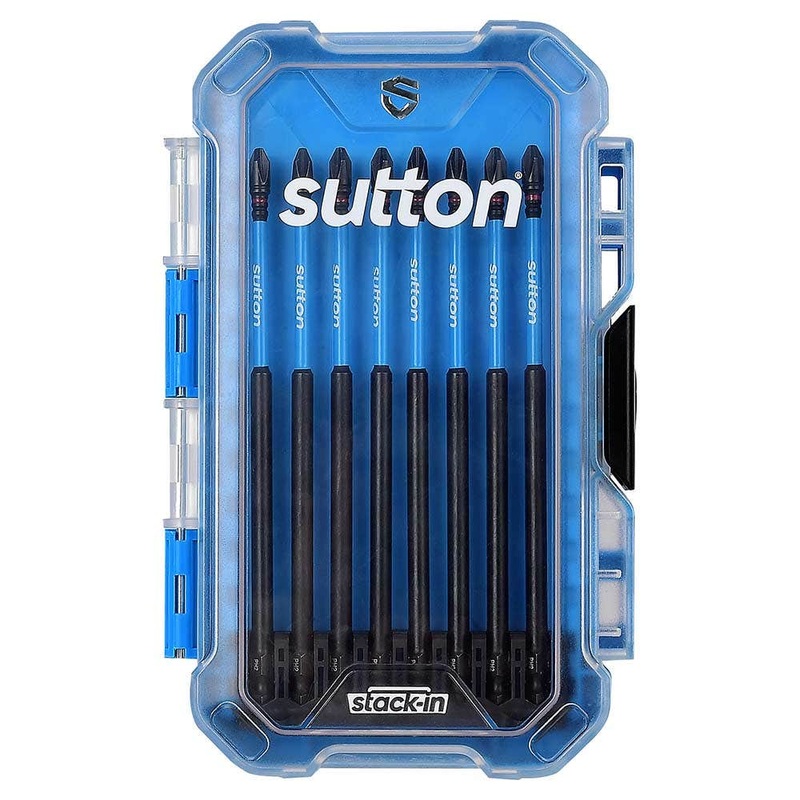 SUTTON SUPATOR IMPACT SCREWDRIVER BIT SET STACK-IN – 8 PIECE S200T08G02