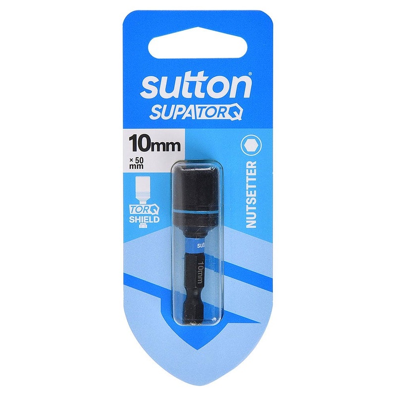 SUTTON SUPATORQ 10MM X 50MM MAGNETIC NUTSETTER BIT S230H01BH