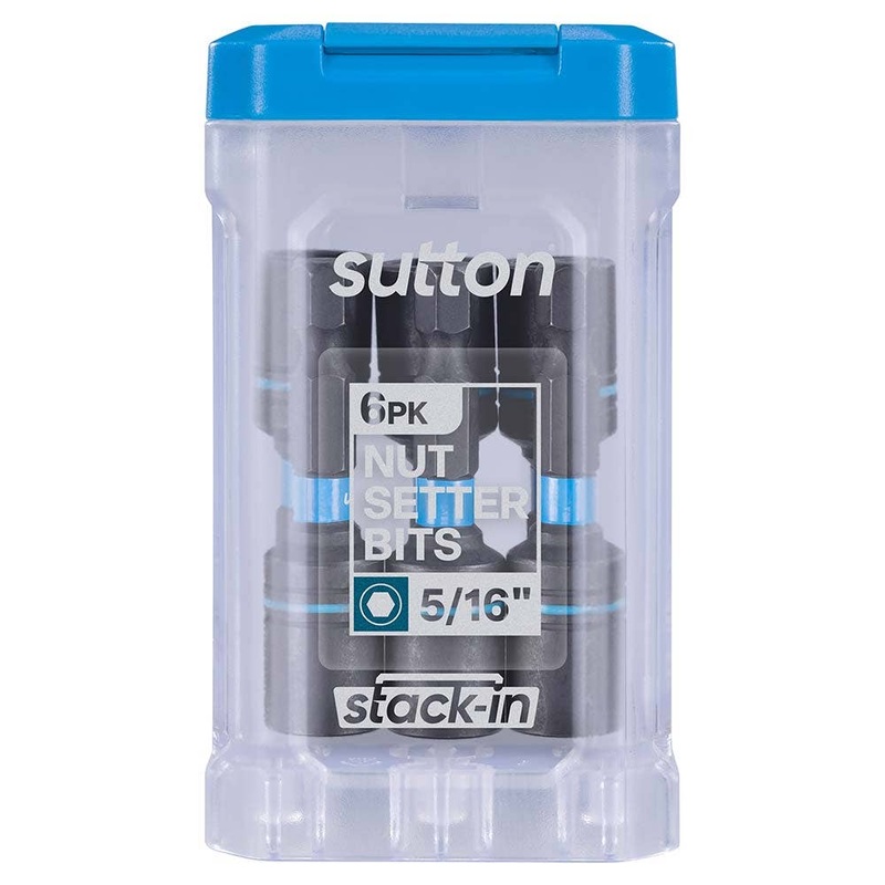 SUTTON SUPATORQ 5/16X50MM NUTSETTER BIT S230 STACK-IN – 6 PIECE S230T06BB