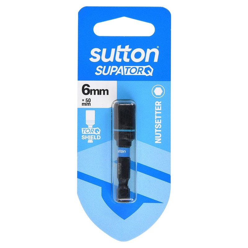 SUTTON SUPATORQ 6MM X 50MM MAGNETIC NUTSETTER BIT S230H01BF
