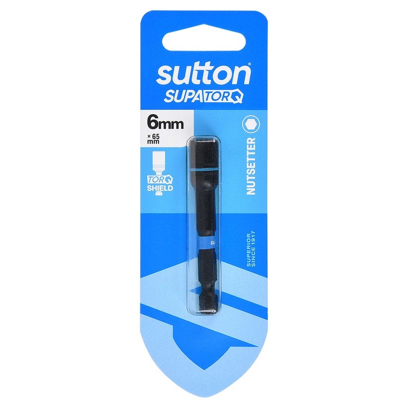 SUTTON SUPATORQ 6MM X 65MM MAGNETIC NUTSETTER BIT S230H01CF