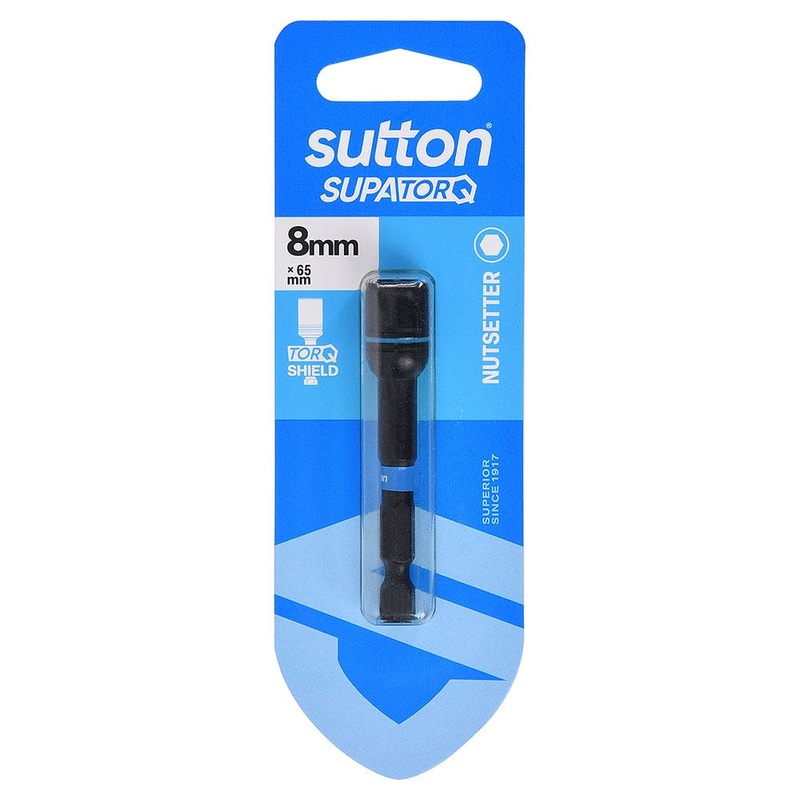 SUTTON SUPATORQ 8MM X 65MM MAGNETIC NUTSETTER BIT S230H01CG