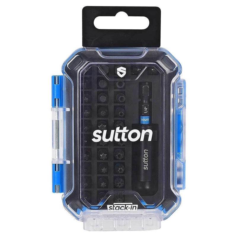 SUTTON SUPATORQ SCREWDRIVER BIT SET S250 STACK-IN – 33 PIECE S250S33A