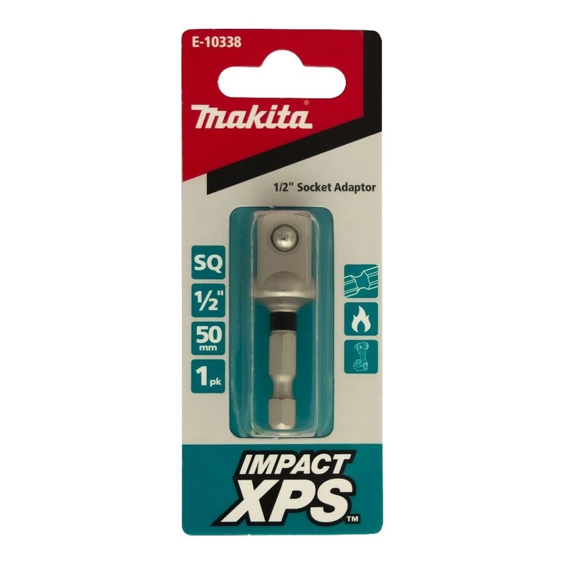 Makita 1/2 SQ x 50mm Impact XPS Socket Adapter (1pk) E-10338