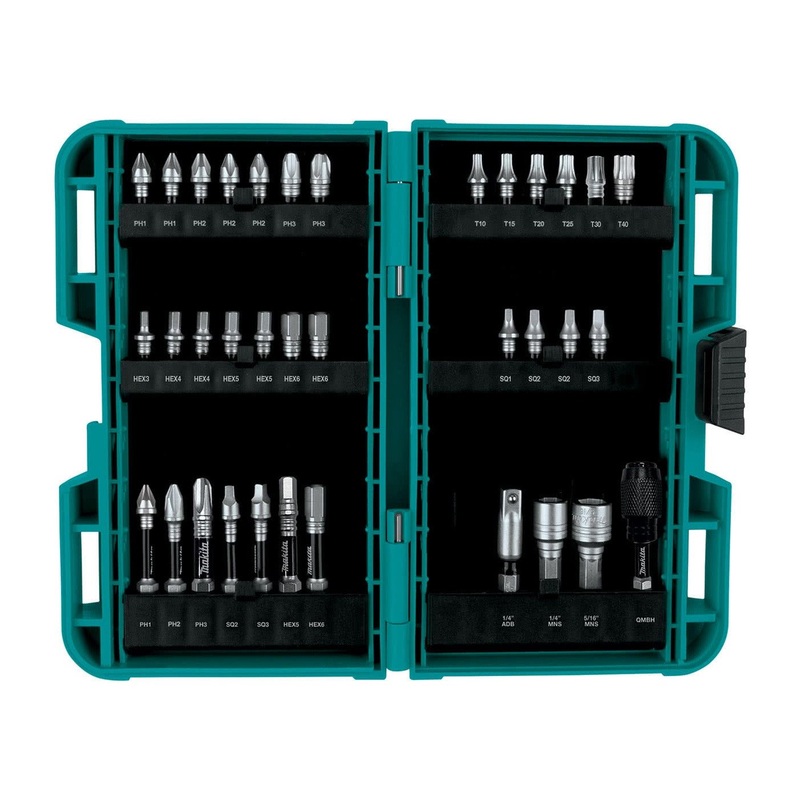 Makita 35 Piece Impact XPS Bit Set – with Quick Chuck Bit Holder E-10475