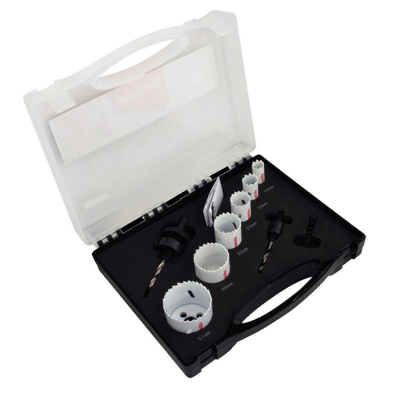 Makita 6 Piece Electricians Bi-Metal Holesaw Set D-47123