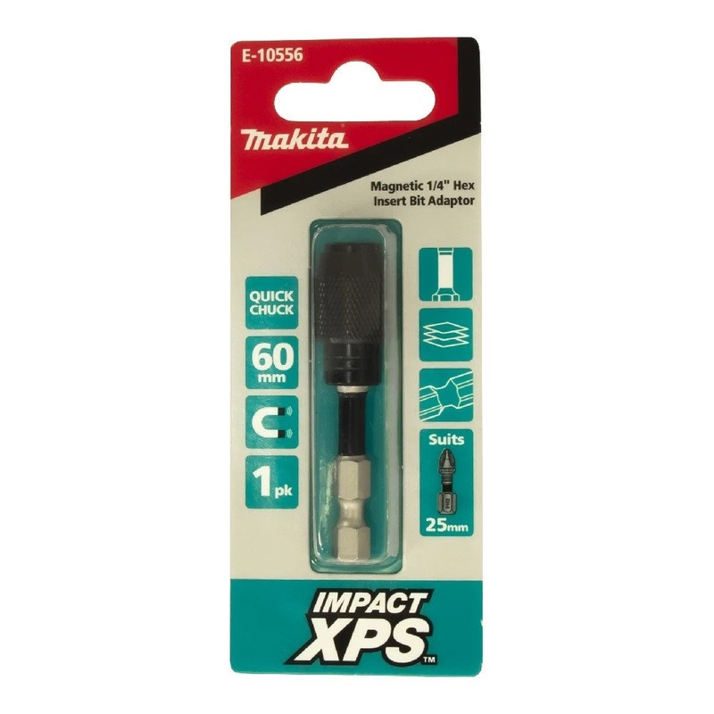 Makita 60mm Impact XPS Quick Chuck Bit Holder E-22682
