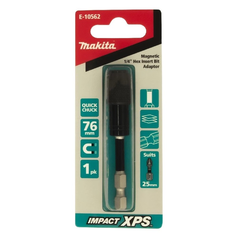 Makita 75mm Impact XPS Quick Chuck Bit Holder E-10562