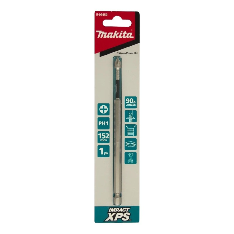 Makita PH1 x 150mm Impact XPS Power Bit (1pk) E-09450
