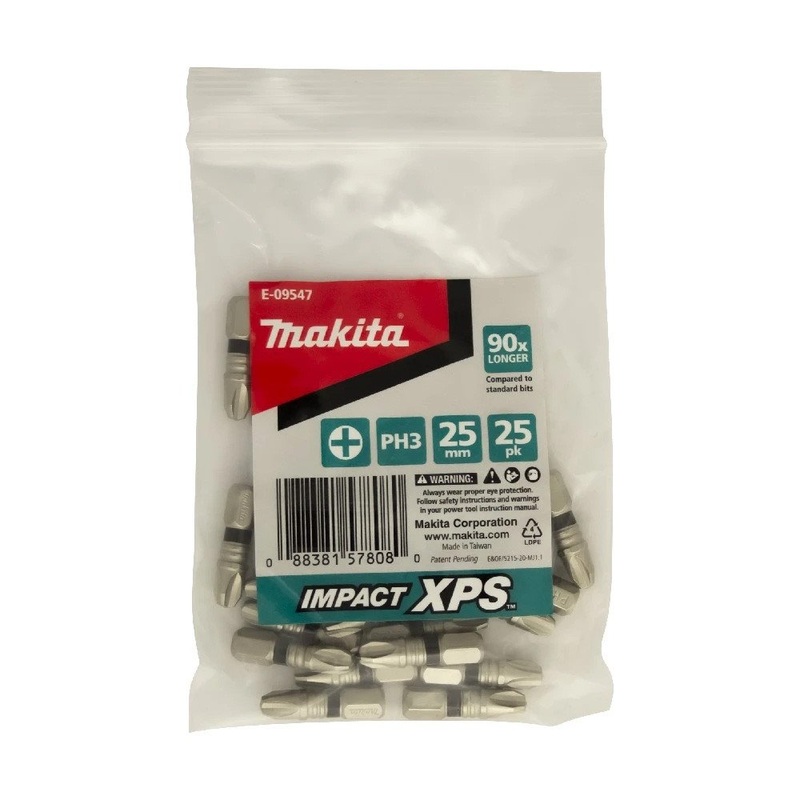 Makita PH3 x 25mm Impact XPS Insert Bit (25pk) E-09547