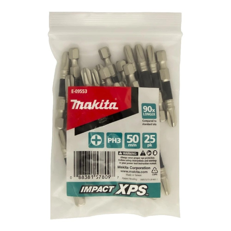 Makita PH3 x 50mm Impact XPS Power Bit (25pk) E-09553
