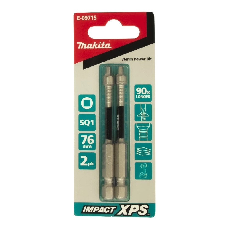 Makita SQ1 x 75mm Impact XPS Power Bit (2pk) E-09715