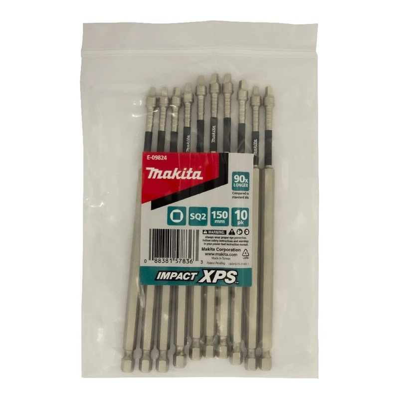 Makita SQ2 x 150mm Impact XPS Power Bit (10pk) E-09824