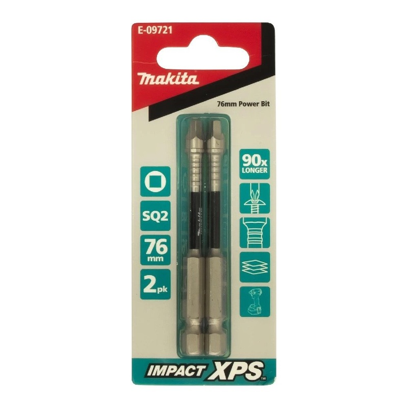 Makita SQ2 x 75mm Impact XPS Power Bit (2pk) E-09721