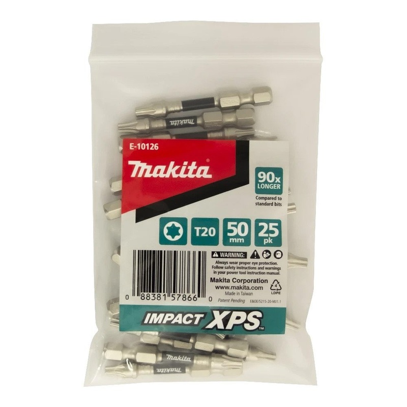 Makita T20 x 50mm Impact XPS Power Bit (25pk) E-10126