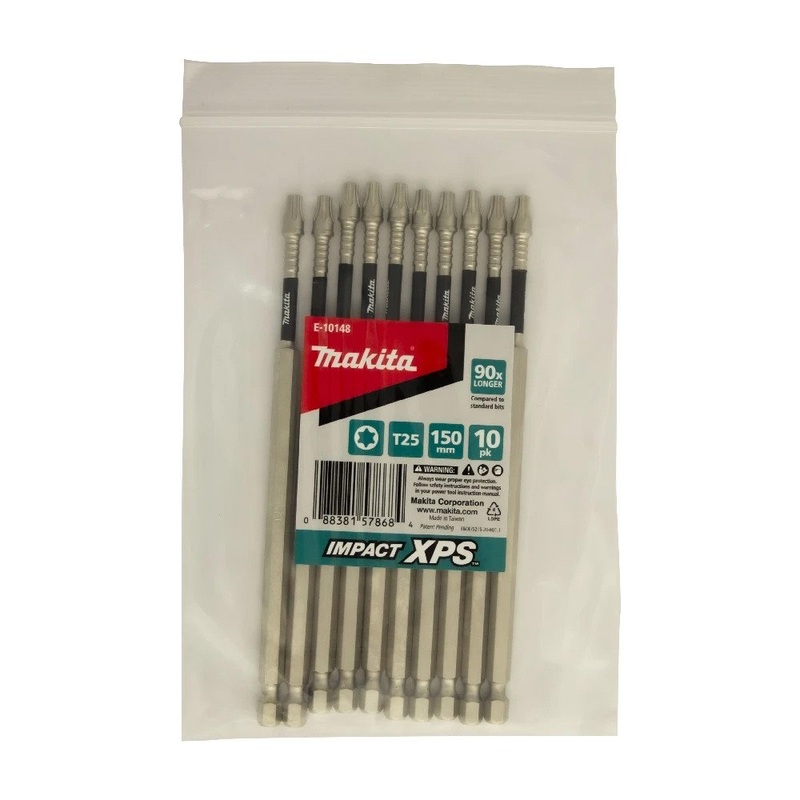 Makita T25 x 150mm Impact XPS Power Bit (10pk) E-10148