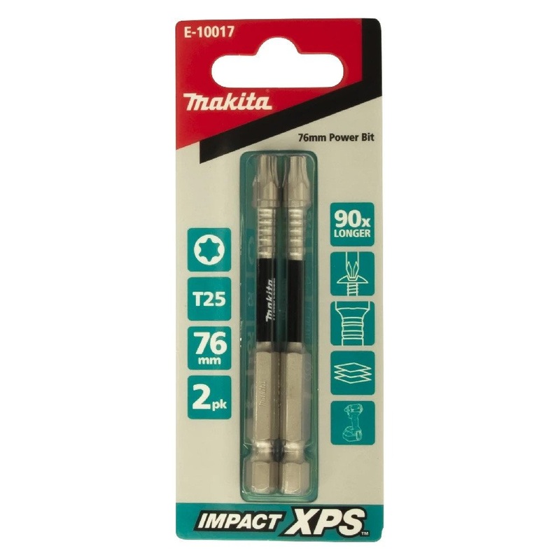 Makita T25 x 75mm Impact XPS Power Bit (2pk) E-10017