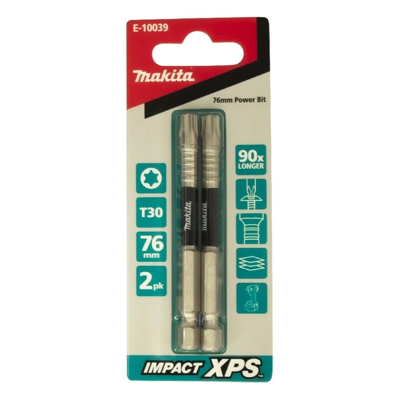 Makita T30 x 75mm Impact XPS Power Bit (2pk) E-10039