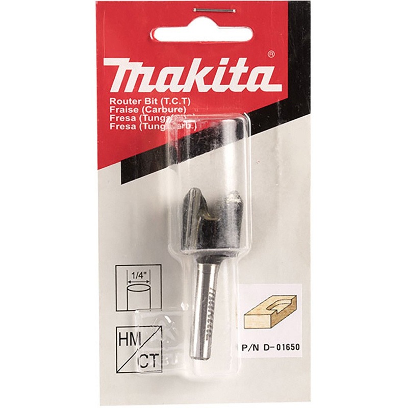 Makita 1/2 Hinge Mortise TCT Bit (1/4 Shaft) D-01644