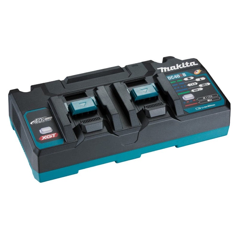 Makita 40V Max DC40RB Dual Port Rapid Charger 191N15-3