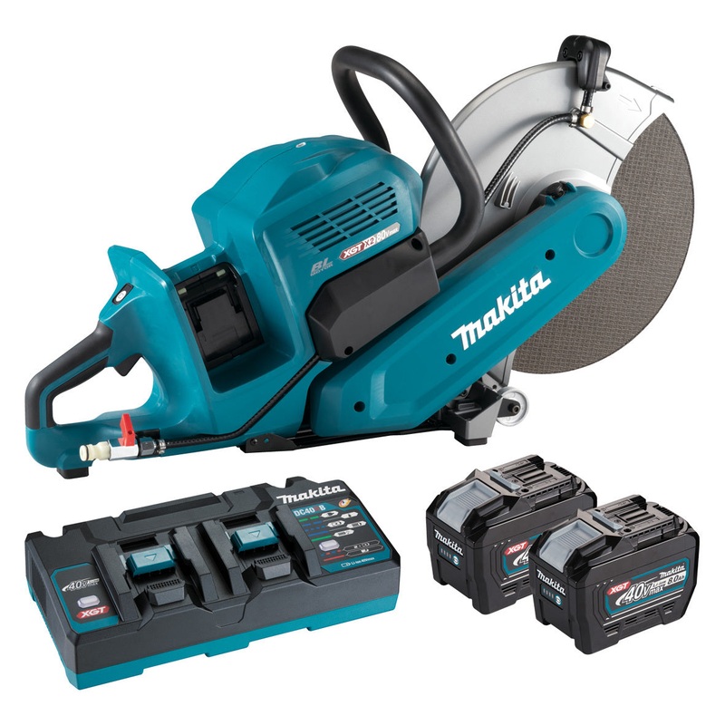 Makita 80V Max (40Vx2) Brushless 355mm (14) Power Cut 2x 8.0ah Set CE001GL203