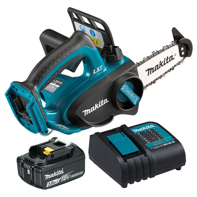 Makita 18V 115mm (4.5) Chainsaw 3.0ah Set DUC122SF