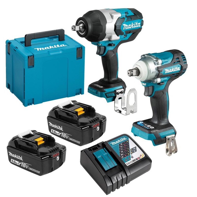 Makita 18V 2 Piece Brushless 5.0Ah Combo DLX2371TJ