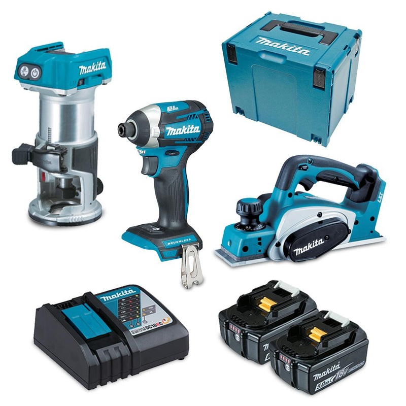 Makita 18V 5.0Ah 3 Pieces Combo DLX3098TJ