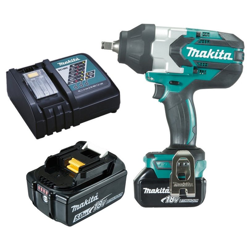 Makita 18V Brushless 1/2 Impact Wrench 5.0Ah Set DTW1002RTJ