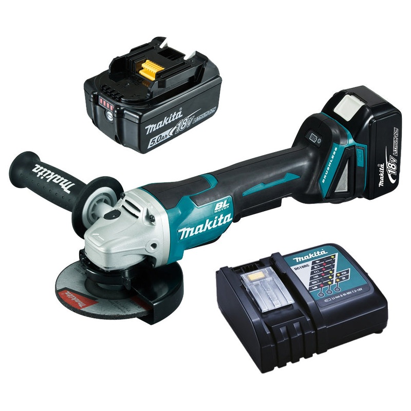 Makita 18V Brushless 125mm Angle Grinder (tool only) DGA508RTE