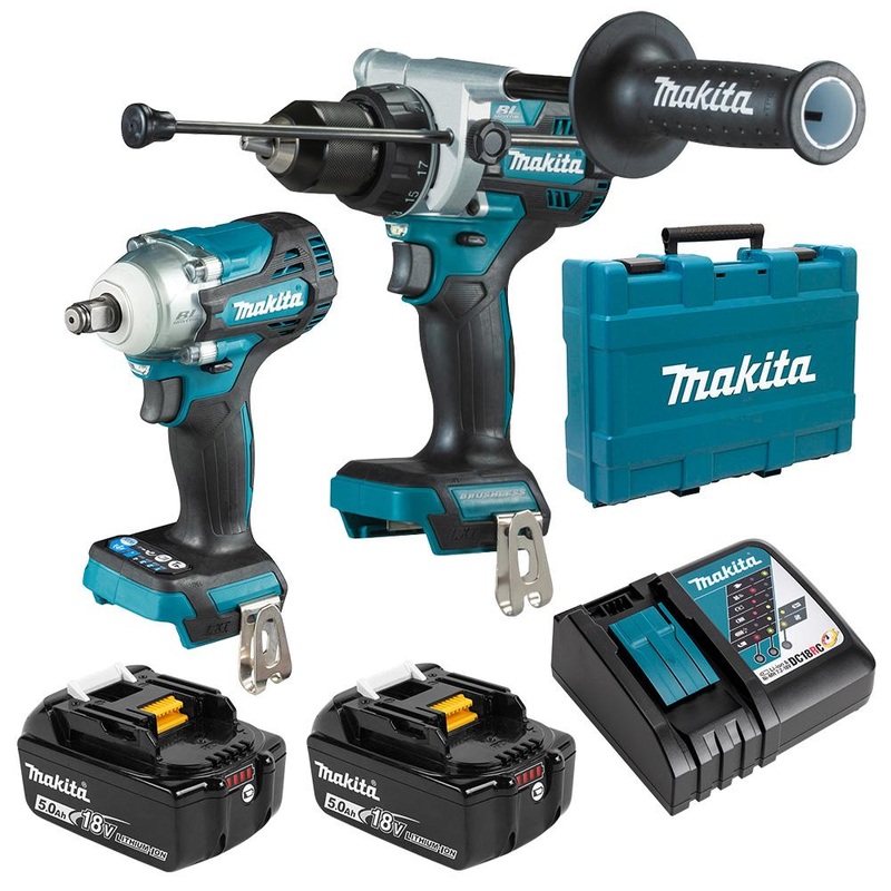 Makita 18V Brushless 2 Piece 5.0ah Combo DLX2419T