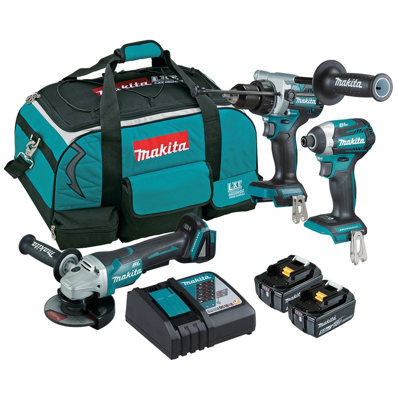 Makita 18V Brushless 3 Piece 5.0ah Combo DLX3146TX1