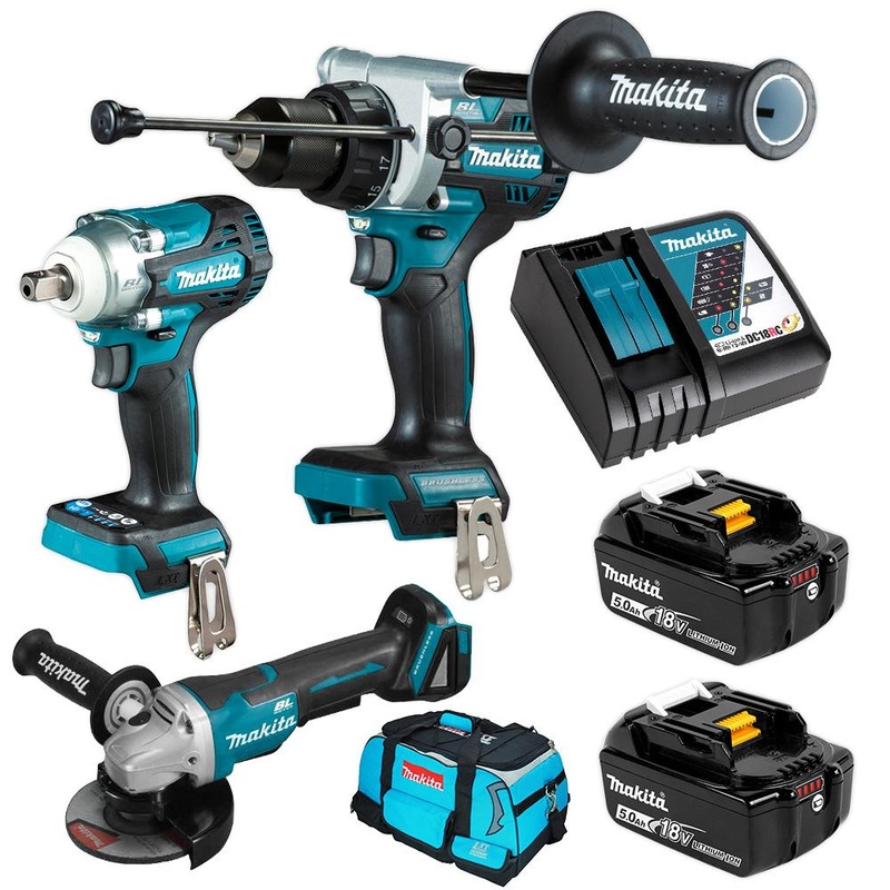 Makita 18V Brushless 3 Piece 5.0ah Combo DLX3150TX1