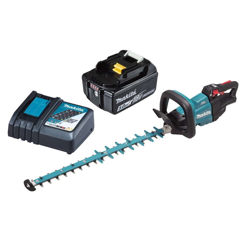 Makita 18V Brushless 600mm Hedge Trimmer 5.0Ah Set DUH602RT